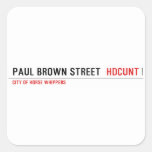 paul brown street   Stickers
