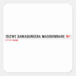 isizwe samaqungeba masibumbane  Stickers