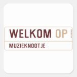 Welkom  Stickers