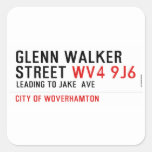 glenn walker street  Stickers