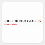 purple voucher avenue  Stickers