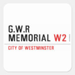 G.w.r memorial  Stickers