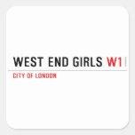 WEST END GIRLS  Stickers