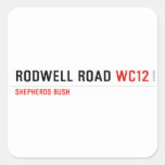 Rodwell road  Stickers