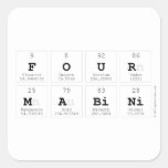 four 
 mabini  Stickers