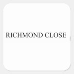Richmond close  Stickers