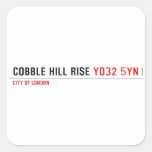 Cobble Hill Rise  Stickers