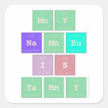 my
 name
 is 
 tamy   Stickers