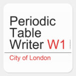 Periodic Table Writer  Stickers