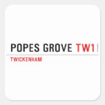 Popes Grove  Stickers