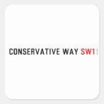 Conservative Way  Stickers