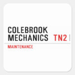 Colebrook Mechanics   Stickers