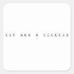 Our Names as Elements
   Stickers