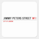 JIMMY PETERS Street  Stickers