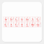 intelligent
 entourage   Stickers