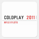 COLDPLAY   Stickers