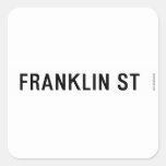 Franklin St  Stickers