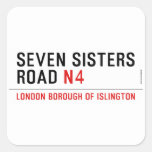 Seven Sisters Road  Stickers