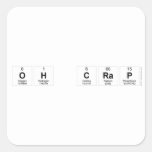 oh c|rap  Stickers