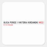 Ulica Perice i Viktora Kirčanski  Stickers