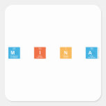 M I N A  Stickers