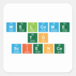 Welcome
 to
 Science  Stickers