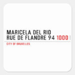 Maricela del Rio Rue de Flandre 94  Stickers