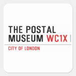 the postal museum  Stickers