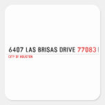 6407 Las Brisas Drive  Stickers