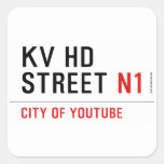 KV HD Street  Stickers