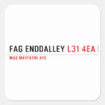 FAG ENdDALLEY  Stickers