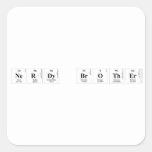 Nerdy Brother  Stickers