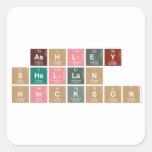 Ashley
 Shellan 
 Hinckson  Stickers