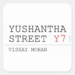 Yushantha  Street  Stickers