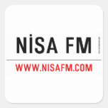 NİSA FM  Stickers