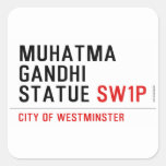 muhatma gandhi statue  Stickers