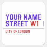 Your Name Street  Stickers