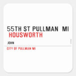 55th st pullman  mi   Stickers