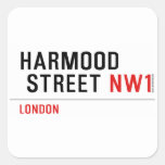 Harmood  street  Stickers