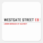Westgate Street  Stickers