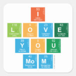 I
 love
 you
 mom  Stickers