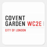 covent garden  Stickers