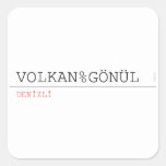 VOLKAN%GÖNÜL  Stickers