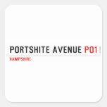 Portshite Avenue  Stickers