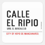 CALLE EL RIPIO  Stickers