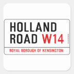 Holland Road  Stickers