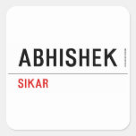 Abhishek  Stickers