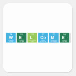 WELCOME  Stickers