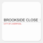 brookside close  Stickers