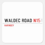 WALDEC ROAD  Stickers